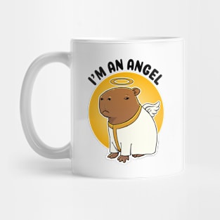 I'm an Angel Capybara Mug